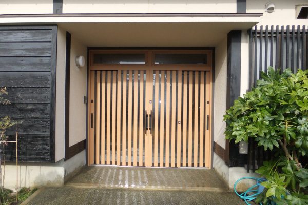 玄関引き戸交換 YKK玄関引き戸れん樹 4枚建て A01 北国増改センター