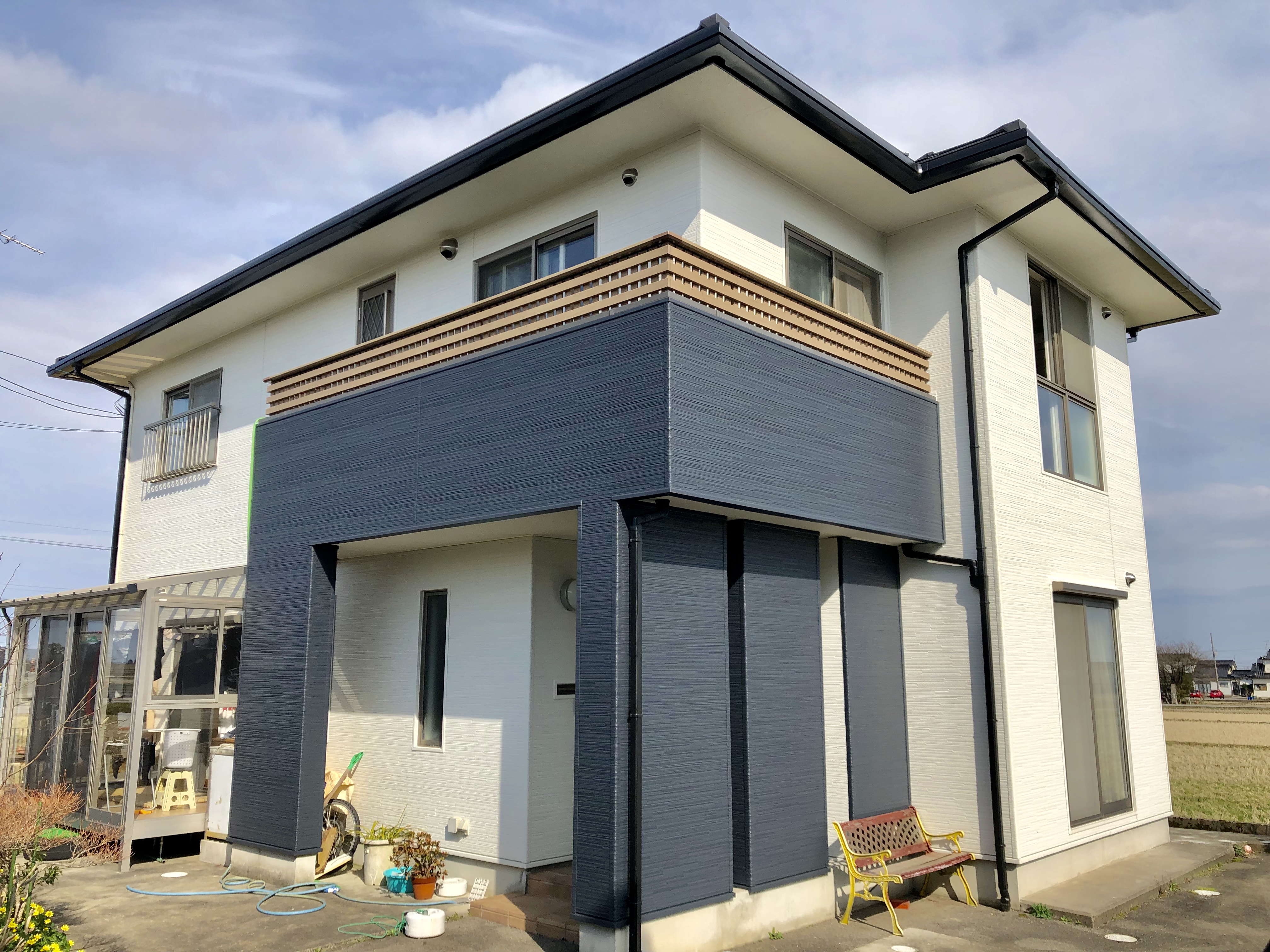 二色使いで雰囲気が変わりました 北国増改センター