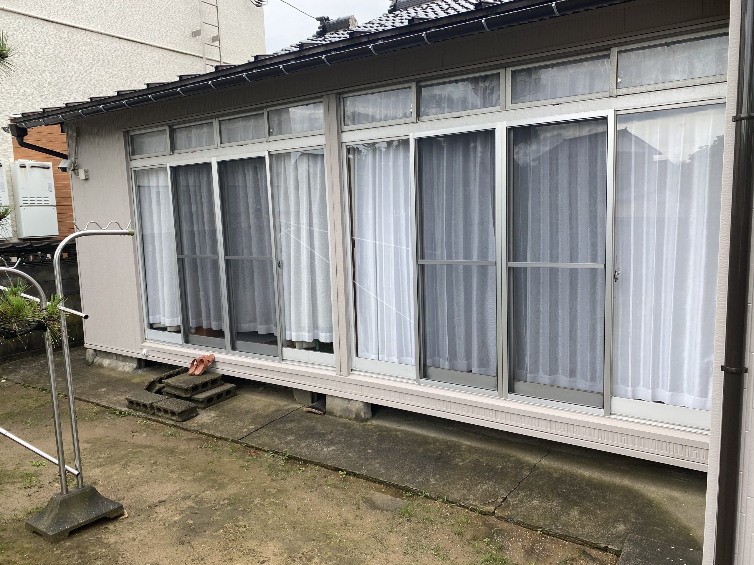 広々とした洗濯もの干場 北国増改センター